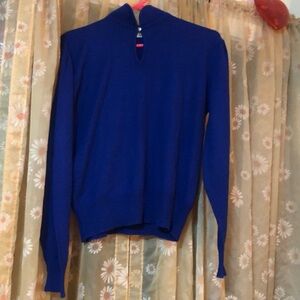 Vintage royal blue Sears sweater 💙